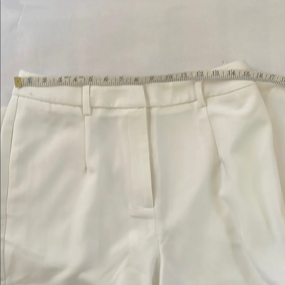 The Commense White Wide Leg Pants with Flowing Relaxed Fit size large - Picture 9 of 11